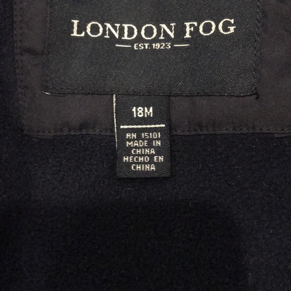 London Fog warm winter jacket, 18 mo - Picture 4 of 6